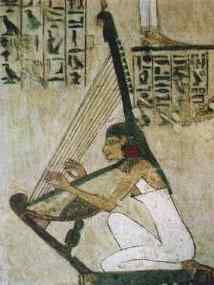 Harp player