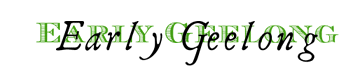 Early Geelong (7 KB)