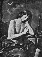 Endymion sleeping under the moon